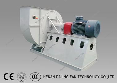 High Power 380v Flue Gas Fan Induced Draft Fan With Coupling Driven White